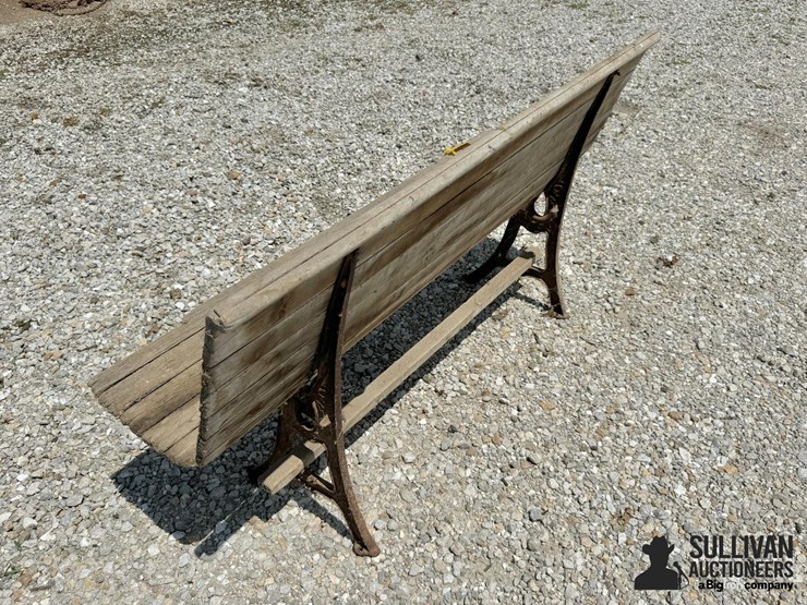 wooden-bench-w/-cast-iron-legs-image-7