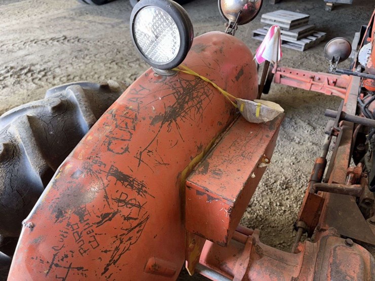 1956-allis-chalmers-wd45-tractor,-wf,-13.6-28-rears, 6.00-16 fronts,-snap-coupler,-drawbar,-power-sl-image-10