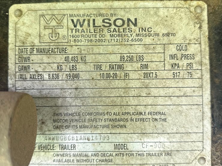 2010-wilson-97-1/2"-x-48ft-semi-flatbed-trailer-image-9