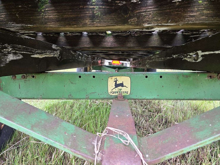 john-deere-running-gear-with-rack,-rack-will-need-work,-11l-15-tires-on-6-bolt-rims,-extendable-hitc-image-13