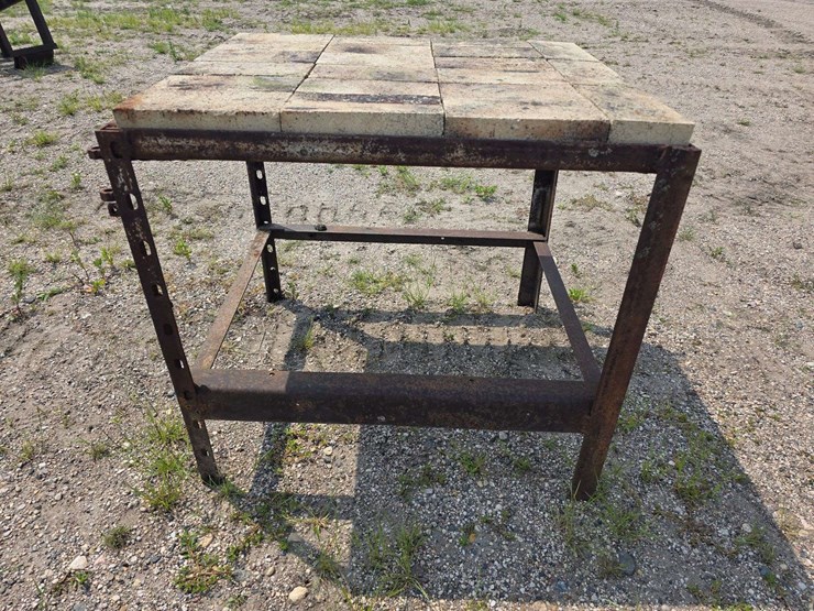 welding-table,-28”-x-33”-on-heavy-duty-stand-image-5