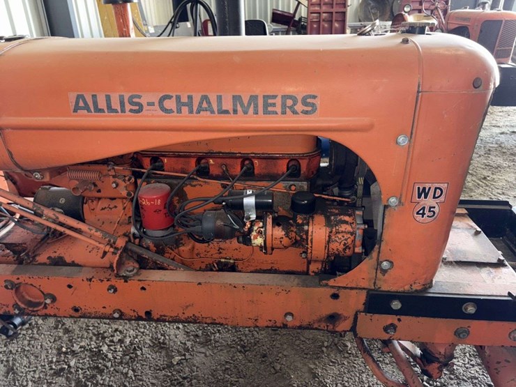 1950-allis-chalmers-wd-tractor,-wf,-13.6-28-rears, 6.00-16 fronts,-snap-coupler,-drawbar,-power-slid-image-14