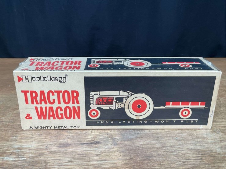 tractor-&-wagon-set-nib-hubley-image-3