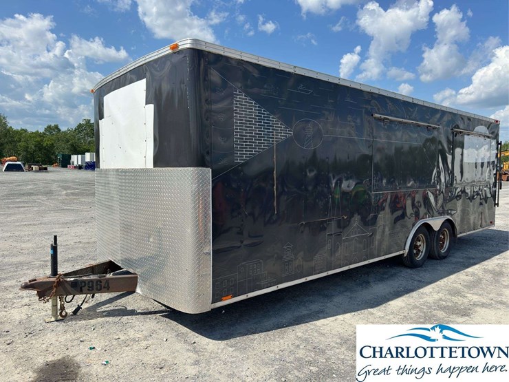 continental-cargo-8x24’-t/a-enclosed-trailer-with-ramp-door-(set-up-as-concessions-trailer)-image-1