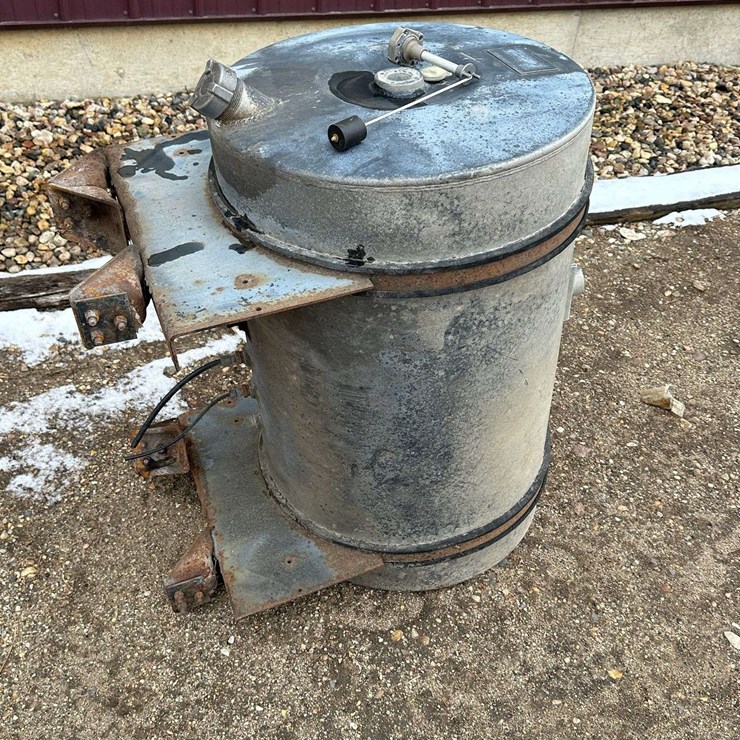 Diesel Tank off Semi Tractor