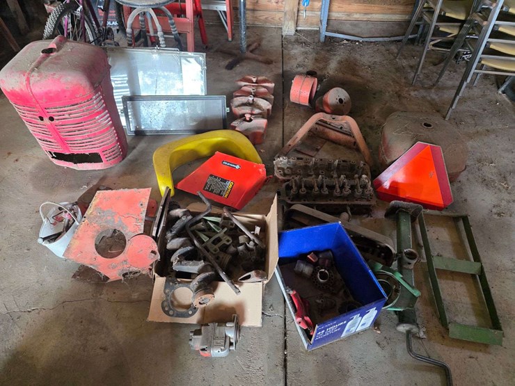 large-lot-of-misc-tractor-parts,-mostly-allis-and-john-deere-image-1