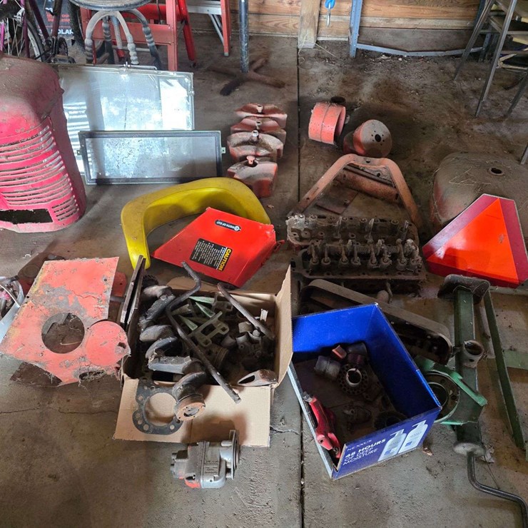Large Lot of Misc Tractor Parts, Mostly Allis and John Deere