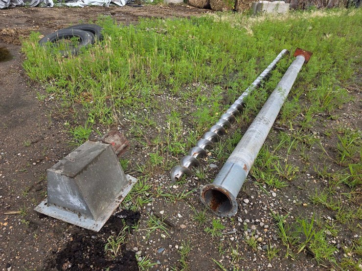 sump-auger-out-of-a-24’-grain-bin,-6”-unload-image-1