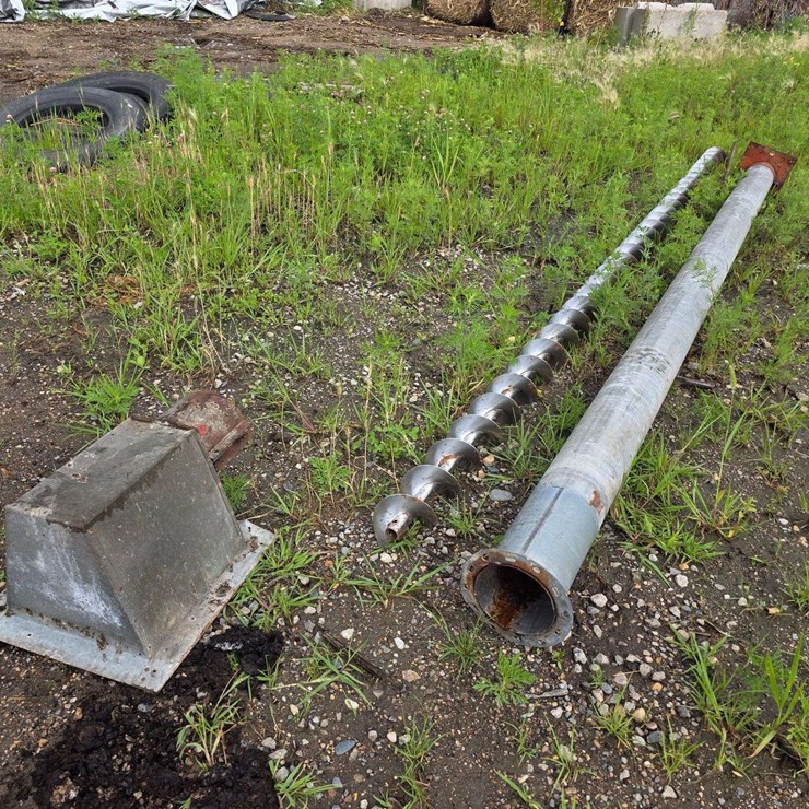 Sump Auger out of a 24’ Grain Bin, 6” Unload