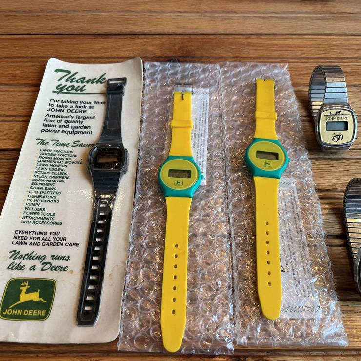 (5) John Deere Watches