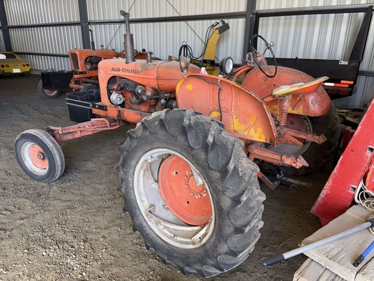 1956-allis-chalmers-wd45-tractor,-wf,-13.6-28-rears, 6.00-16 fronts,-snap-coupler,-drawbar,-power-sl-image-4