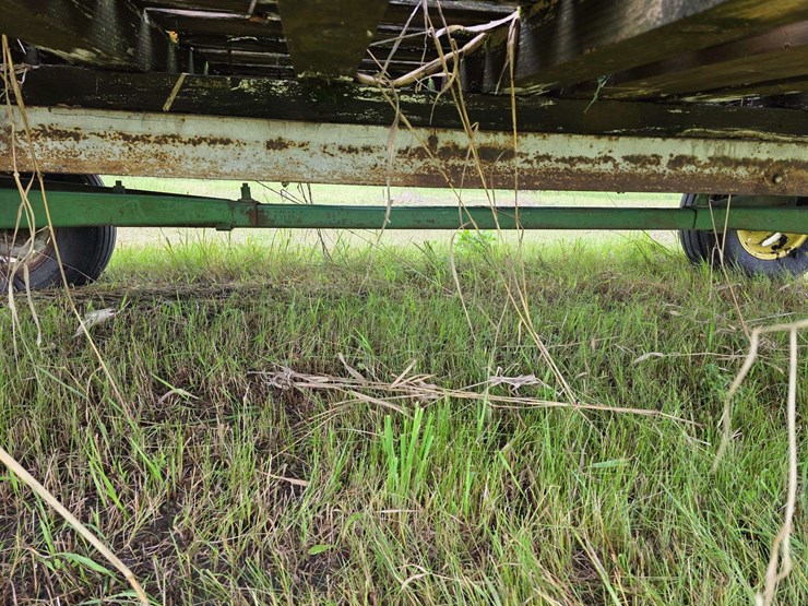 john-deere-running-gear-with-rack,-rack-will-need-work,-11l-15-tires-on-6-bolt-rims,-extendable-hitc-image-9