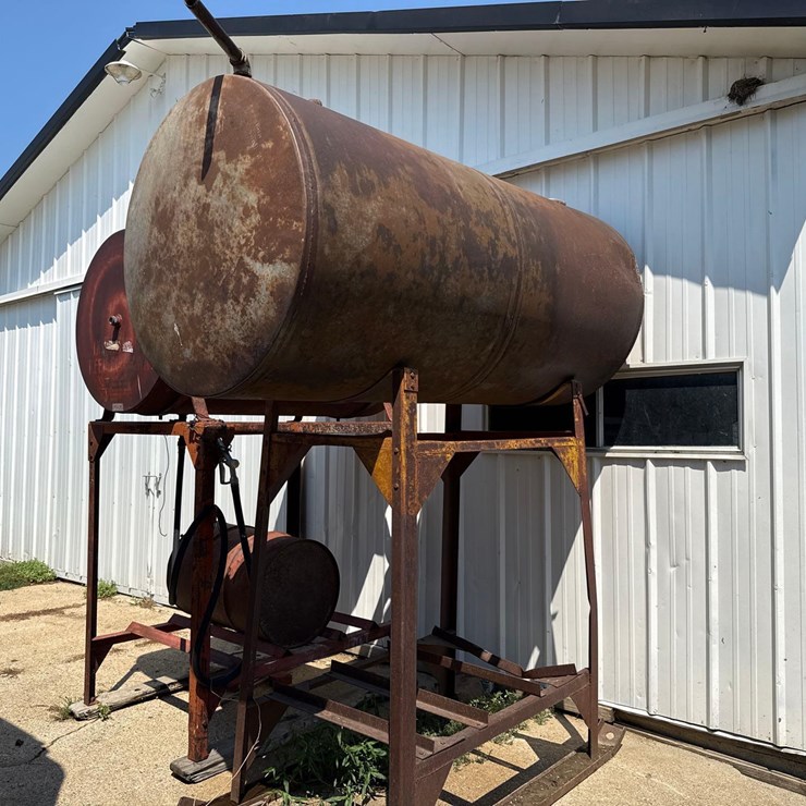 2 overhead fuel barrels