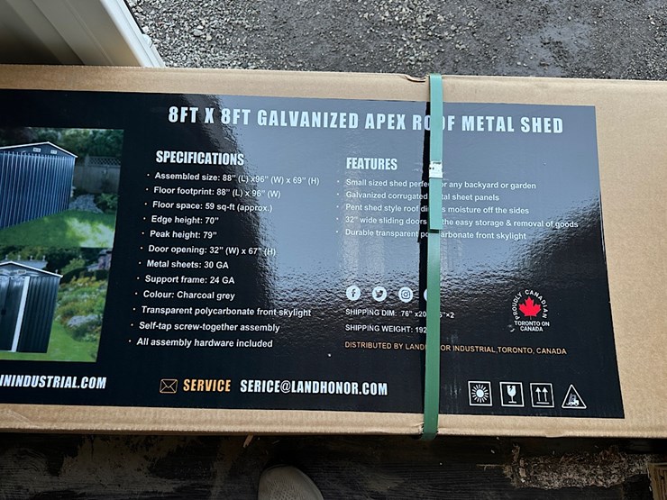 landhonor-lhr-ms0808-8'x8'-galvanized-apex-roof-metal-shed-image-4