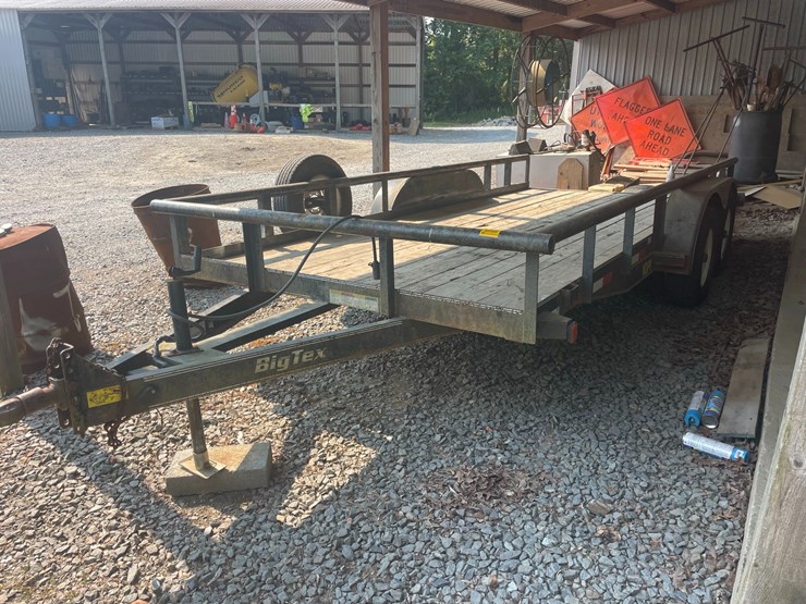#1478-•-2006-big-tex-10pi-16'-t/a-steel-utility-trailer-vin:-16vpx162762h09442-image-1