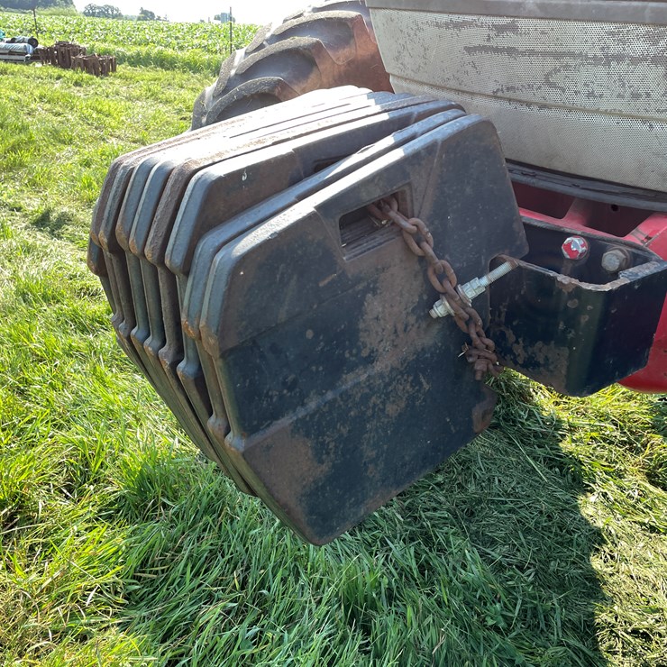 #3639 • (9) Tractor Suitcase Weights and Bracket