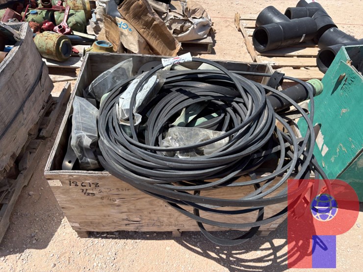 (6)-pallets-of-assorted-poly-pipe-fittings,-tank-gaskets,-belts,-&-bushing-image-7
