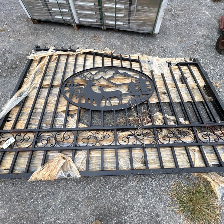 #49 • (1) 20’ SET OF WILDLIFE ENTRANCE GATES (some damage)