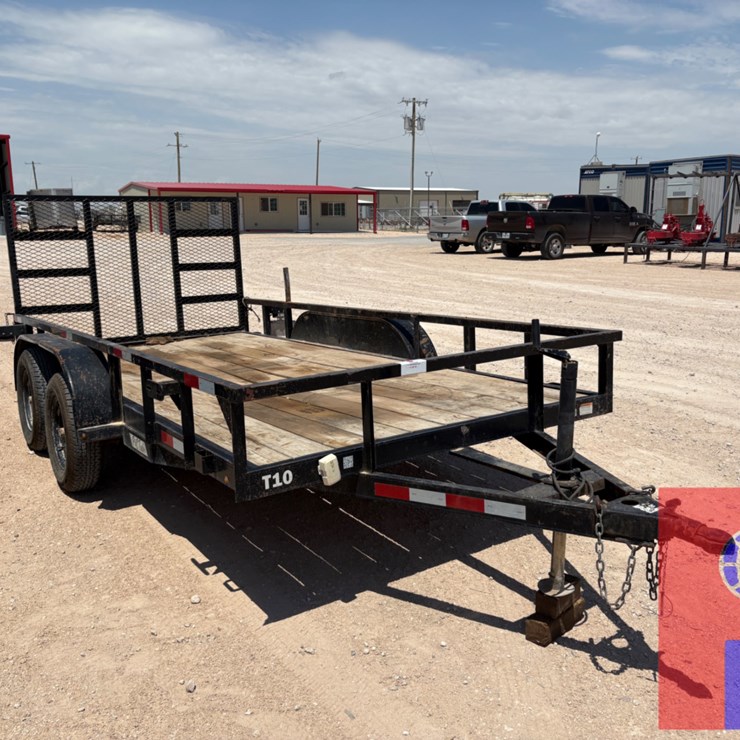 2023 P&C 14.5’ X 6.5’ T/A BUMPER PULL UTILITY TRAILER