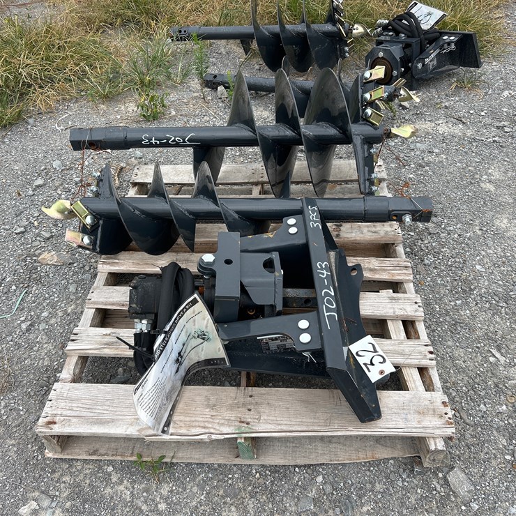 #32 • UNUSED MINI SKID STEER AUGER, TWO BITS