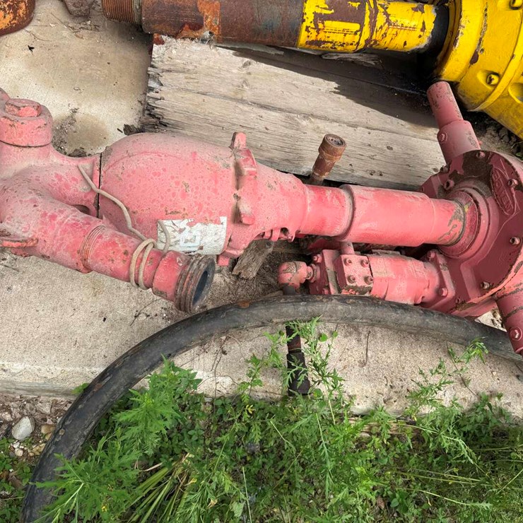 KING 53GA2 POWER SWIVEL W/ BOWEN GEAR BOX, (2) HYDRAULIC MOTORS