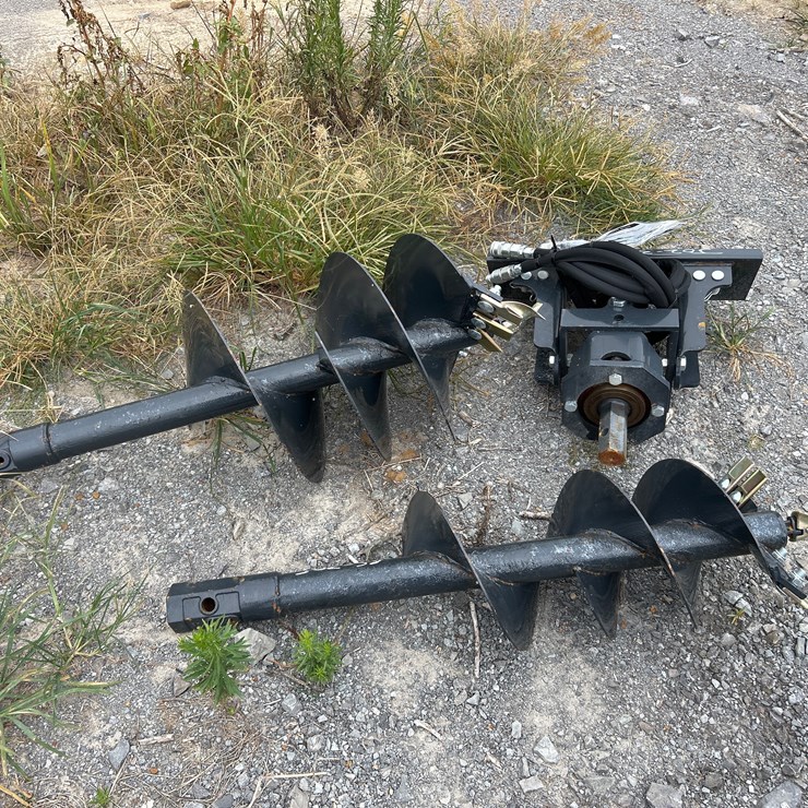 #33 • UNUSED MINI SKID STEER AUGER, TWO BITS