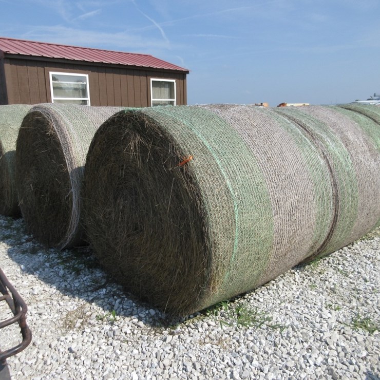 (9) First Cutting Grass Round Bales