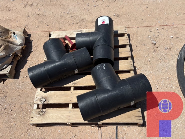 (6)-pallets-of-assorted-poly-pipe-fittings,-tank-gaskets,-belts,-&-bushing-image-2