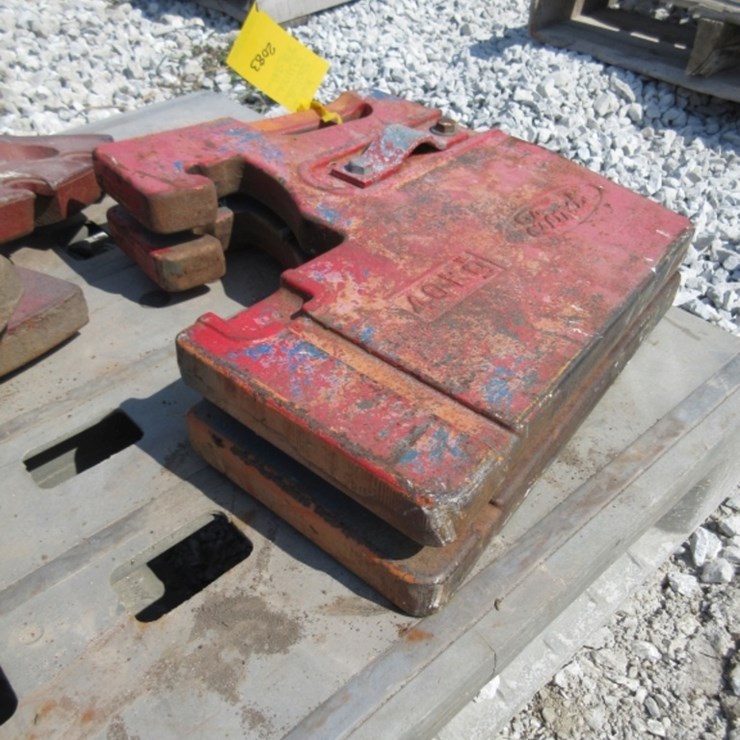 (2) Ford Suitcase Weights