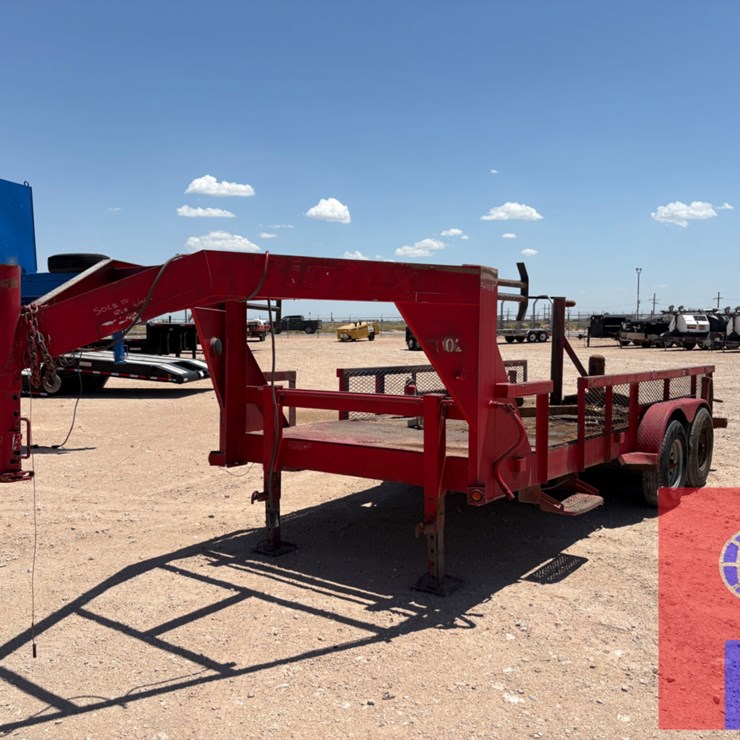 2007 BIG TEX 16’ X 7.5’ T/A GOOSENECK TRAILER
