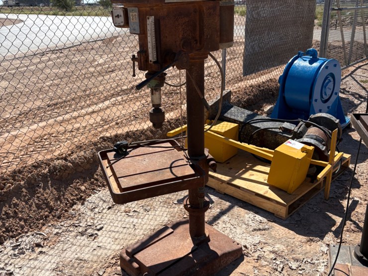 (2)-electric-drill-presses-&-(1)-12”-bench-grinder-image-4