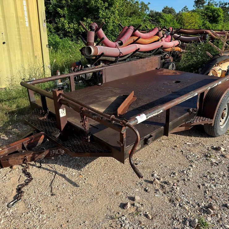 14’ X 83” T/A STEEL BED BUMPER PULL UTILITY TRAILER