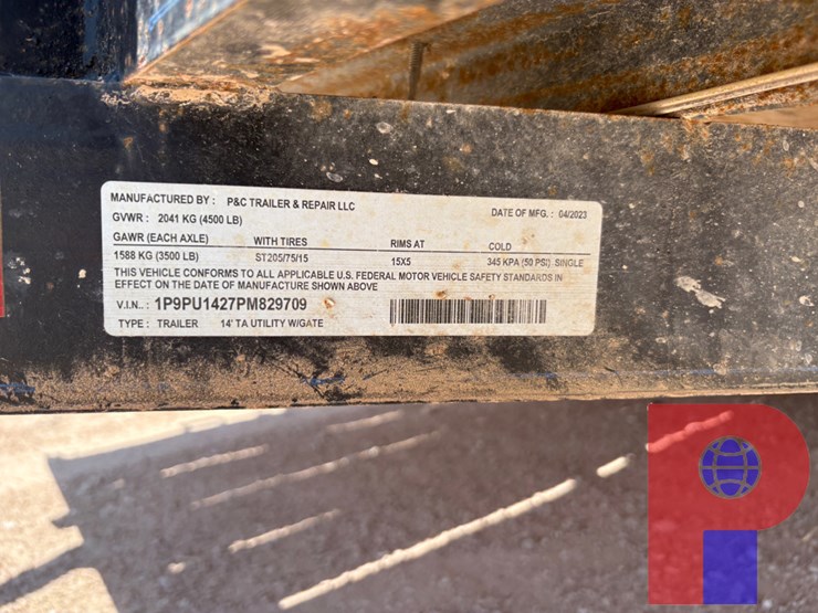 2023-p&c-14.5’-x-6.5’-t/a-bumper-pull-utility-trailer-image-3