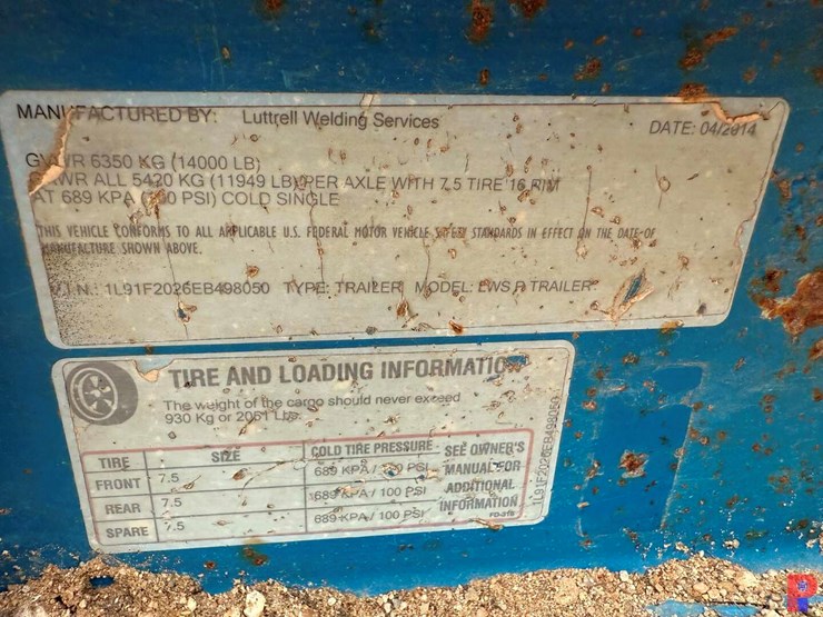 2014-luttrell-welding-services-19’-x-96”-t/a-bumper-pull-hydraulic-reel-trailer-image-13