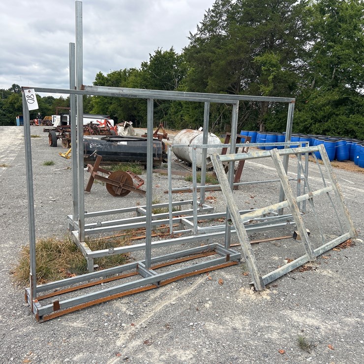 #80 • LOT OF METAL RACKS