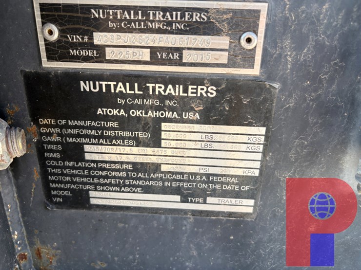 2015-nuttall-21’-x-102”-t/a-bumper-pull-flatbed-trailer-image-8