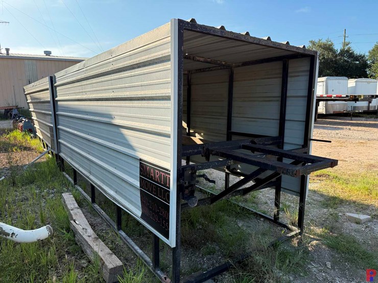 (2)-16’l-x-76”w-x-88”-cool-down-trailer-canopies-/-roof-tops-image-1