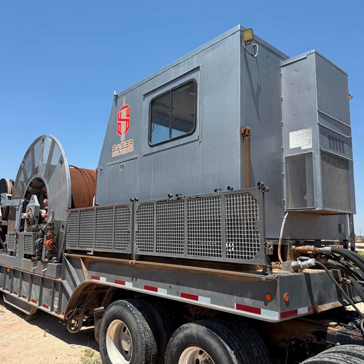 2012 TOTAL EQUIPMENT AND SERVICE 15K 1-1/4” 4-AXLE COIL TUBING  TRAILER