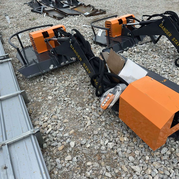 Skid Steer Articulating Brush Cutter Attachment