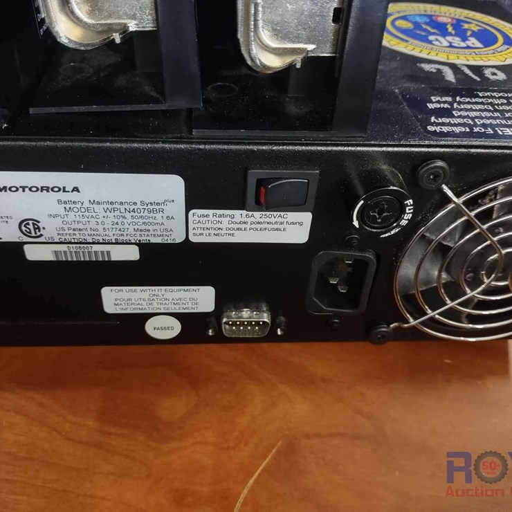 Misc. Motorola Chargers and Battery Maintenance System
