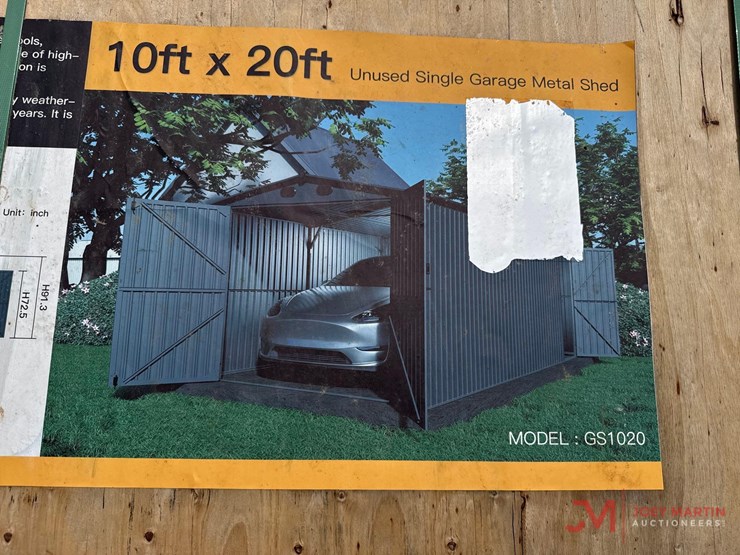 10'-x-20'-unused-steel-garage-metal-shed-image-1