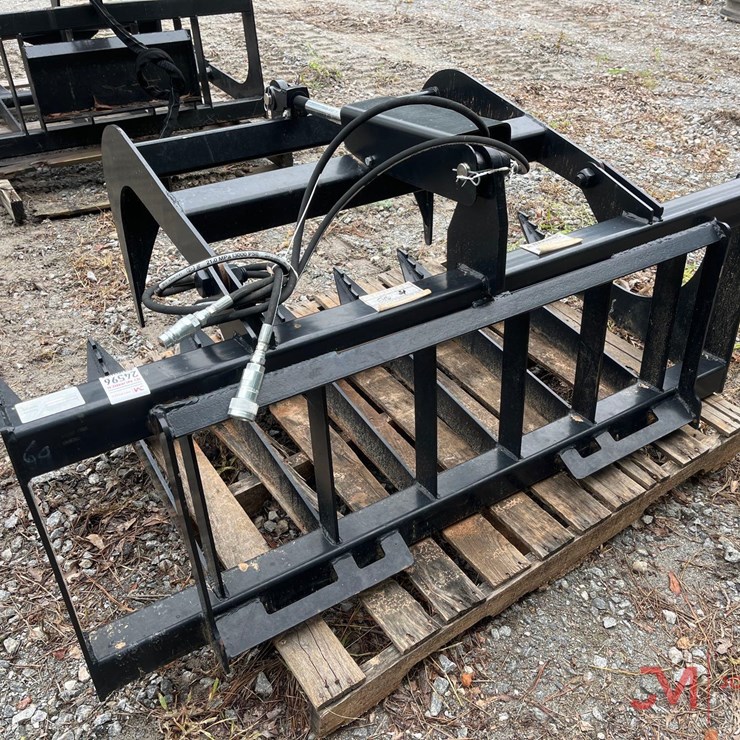 NEW 60" HYDRAULIC GRAPPLE MINI SKID STEER ATTACHMENT