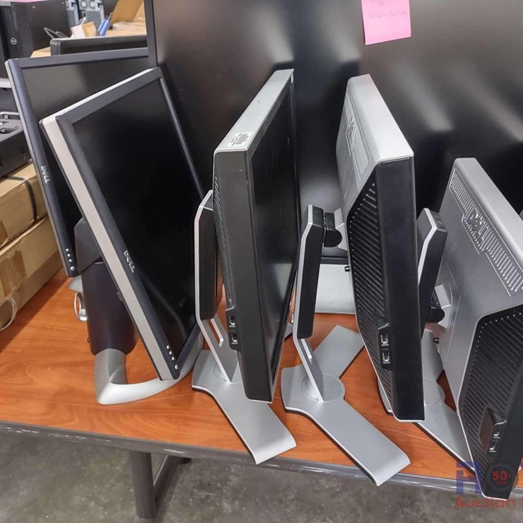 19 Monitors and 38 Keyboards