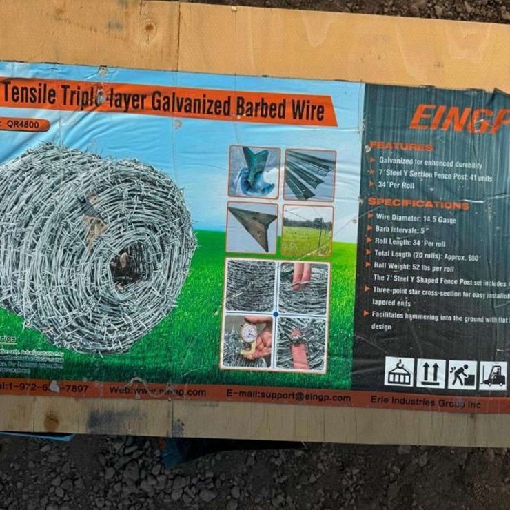 Barbed Wire and post