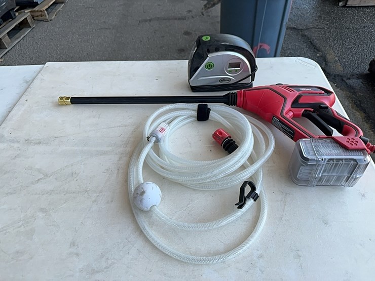 lot#----hyper-tough-pressure-washer-&-slime-tire-inflator-image-1