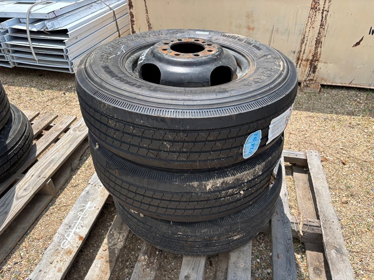#79737-•-qty-3,-235/80r16,-8-lug-tires-and-rims-image-1