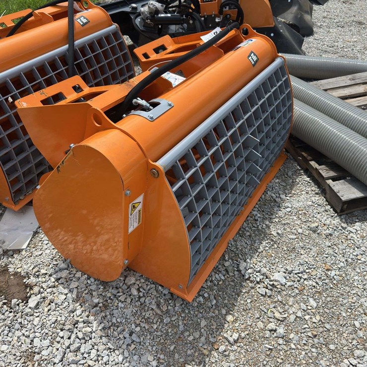 Skid Steer Double Discharge Concrete Mixer