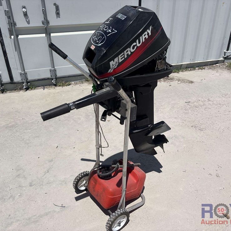 2002 Mercury 8 HP Tiller Outboard Motor