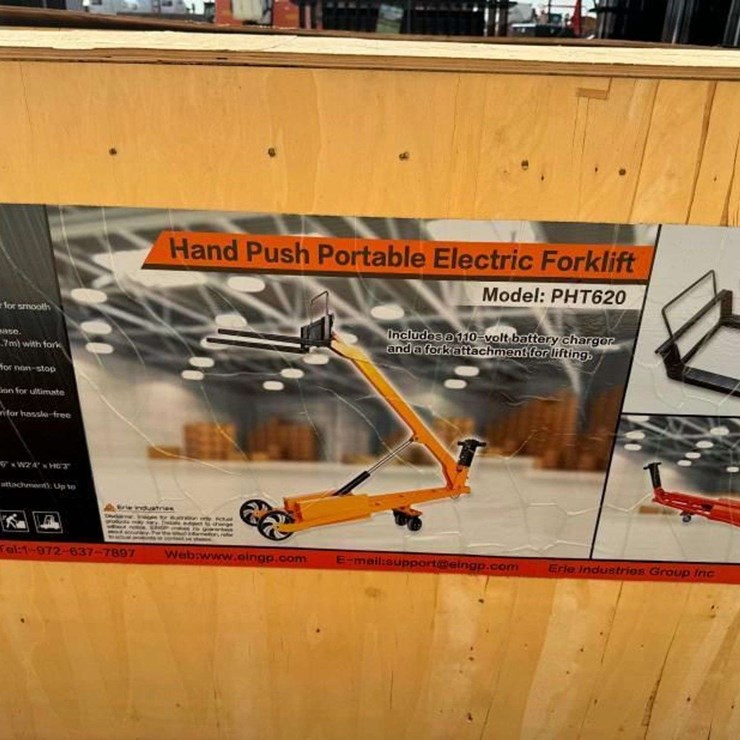 Hand Push Portable Electric Forklift