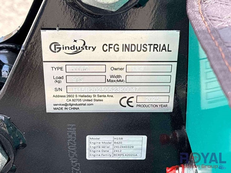 unused-2025-cfg-h15-mini-excavator-image-5